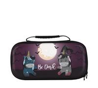 Konix Unik Funda de protección y Transporte para Nintendo Switch, Switch Lite y Switch OLED - Almacenamiento de 8 Juegos - Motivo Be Dark, Unicornios