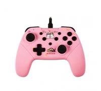 Konix Unik Mando con cable para Nintendo Switch, Switch 2 y PC - Cable de 3 m - Diseño Be Love, unicornios - Rosa