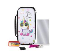 Konix Unik Pack de Accesorios Gaming Starter Kit Nintendo Switch, Switch Lite y Switch OLED - Funda - Estuche - Protector de Monitor - Auriculares