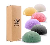 Konjac - Esponjas faciales para limpieza exfoliante, esponja facial Konjac para lavar la cara y el cuerpo, limpieza natural para ducha, baño, spa, para bebés, hombres y mujeres