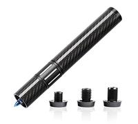 KONLLEN Pool Cue Extension with 3 Bumpers Carbon Fiber Billiards Cue Extension Billiard Accessories for Pool Sticks