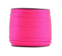 KONMAY 1 rollo de 45 metros de 2,0 mm de color rosa neón de raso de seda para nudos chinos, Kumihimo, abalorios, macramé, fabricación de joyas