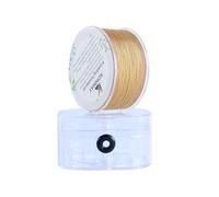 KONMAY Cuerda de nailon dorado antiguo 0,6 mm con funda para pulseras, cordón de satén trenzado 175 metros para joyería, abalorios, nudos chinos, kumihimo, macramé