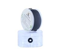 KONMAY Cuerda de nailon negro de 1,8 mm con funda para pulseras, cordón de satén de nailon trenzado de 14 metros para hacer joyas, abalorios, nudos chinos, kumihimo, macramé