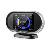 KONNWEI KW206 OBD2 - Pantalla digital para ordenador de a bordo del coche, escáner OBD 2, consumo de combustible, medidor de temperatura del agua