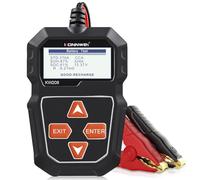 KONNWEI KW208 Probador de batería de automóvil de 12 V, 100-2000 CCA Probador de carga Comprobador de alternador automotriz Analizador de batería automático Probador de sistema de arranque de carga