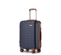 Kono 55cm Maleta de Cabina Maletas de Viaje Cabina Ligera Portátil con Cerradura TSA y 4 Ruedas, Azul