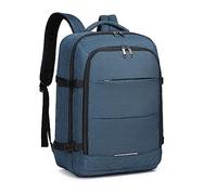 Kono Bolsa de Cabina 45x36x20 para Easyjet Bolsa de Viaje Bajo el Asiento 30L Equipaje de Mano Bolsa de Fin de Semana Mochila para Portátil Resistente al Agua (Marina)