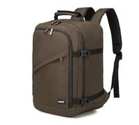Kono Bolsa de cabina para Ryanair (20 L, 40 x 20 x 25 cm), marrón, talla única, Rucksack