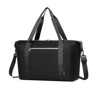 Kono Bolsa de Viaje de 46 x 30 x 20 Pulgadas, para Debajo del Asiento, con Bolsillo húmedo, Equipaje de Mano, Bolsa de Fin de Semana, para Mujeres y Hombres, Black, Moda