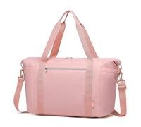 Kono Bolsa de Viaje de 46 x 30 x 20 cm, para Debajo del Asiento, con Bolsillo húmedo, Equipaje de Mano, Bolsa de Fin de Semana, para Mujeres y Hombres (Rosa)