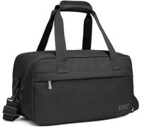 Kono Bolsa de Viaje Ligero 35x20x20 Ryanair Equipaje de Mano con Correa para el Hombro 14L (Negro)