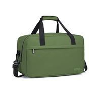 Kono Bolsa de Viaje Ligero 40x20x25 Ryanair Equipaje de Mano con Correa para el Hombro 20L (Verde)