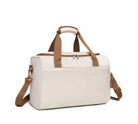 Kono Bolsa de Viaje Ligero, Mochila Viaje Cabina Avion 40x20x26, Bolsa de Viaje pequeño, Bolsa de Deporte, Bolsa de Hospital, Beige