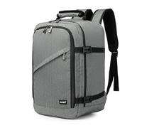 Kono Bolso de Cabina 40x20x25 para Ryanair Asiento Inferior Viaje Equipaje de Mano Mochila de Cabina Tamaño 20L, Gris oscuro, S, Mochilas rucksack