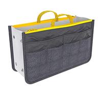 Kono Bolso organizador de cosméticos para mujer, tamaño grande, bolsa de maquillaje (gris)