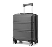 Kono Equipaje de Mano 45x36x20cm Maleta de Cabina rígida ABS Equipaje bajo Asiento de avión (Gris)