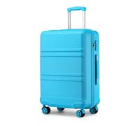 Kono Maleta Cabina 20" ABS+PC - Equipaje de Mano con 4 Ruedas Silenciosas 360°, Candado TSA y Diseño Resistente (Azul)