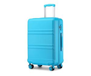 Kono Maleta Cabina 20" ABS+PC - Equipaje de Mano con 4 Ruedas Silenciosas 360°, Candado TSA y Diseño Resistente (Azul)