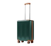 Kono Maleta Cabina 20" Rígida Ultraligera de ABS+PC con Diseño de Degradado, 4 Ruedas Giratorias 360° Silenciosas y Candado TSA, Equipaje de Mano para Viajes (Verde)