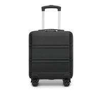 Kono Maleta Cabina Pequeña 45x35x20 cm ABS - Equipaje de Mano Ligero y Rígido con 4 Ruedas 360° y Candado TSA para Viajes(Negro)