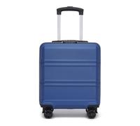 Kono Maleta Cabina Pequeña 45x35x20 cm ABS - Equipaje de Mano Ligero y Rígido con 4 Ruedas 360° y Candado TSA para Viajes(Azul Marino)