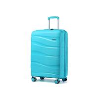 Kono Maleta de Cabina, Equipaje de Mano Pequeña, Maleta de Viaje Ligera Portátil con Cerradura TSA, Resistente 56x39,5x20,5cm,39L(Azul Pálido)
