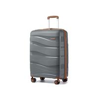 Kono Maleta de Cabina, Equipaje de Mano Pequeña, Maleta de Viaje Ligera Portátil con Cerradura TSA, Resistente 56x39,5x20,5cm,39L(Gris)