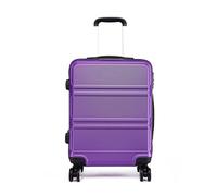 Kono Maleta de Mano para Equipaje Carcasa Dura ABS súper Ligero para Llevar Equipaje Estuche de Viaje con 4 Ruedas giratorias (Armada)