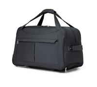 KONO Maleta de viaje con ruedas pequeña con ruedas, equipaje de mano, 56 cm, ligero, con 2 ruedas, gris, medium