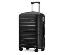 Kono Maleta Ligera y rígida de Viaje, Black, Luggage Set of 3, Juegos de Equipaje con Ruedas giratorias