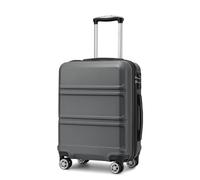 Kono Maleta pequeña de 19 Pulgadas, Equipaje de Mano rígido con 4 Ruedas giratorias, Bolsa de Viaje Ligera de ABS, Gris, 20" (50,8 cm), 1871 20 Gy