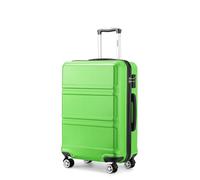 Kono Maletas de Viaje Cabina Maleta Cabina Pequeña con 4 Ruedas y Cerradura de Combinación TSA Lock, ABS Rígida Equipaje de Mano, Verde Manzana