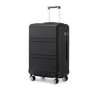Kono Maletas de Viaje Grandes 23 Kilos - Maleta Grande 32" ABS+PC con 4 Ruedas Silenciosas 360° y Candado TSA (Negro)