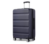 Kono Maletas de Viaje Grandes 23 Kilos, Maletas Rígidas Extensibles, Cerradura TSA, Ruedas Dobles Giratorias, Equipaje de Mano Pequeño para Viajes y Negocios, Azul Marino