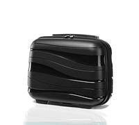 Kono Mini Maleta de Viaje, Maletas de Cabina Pequeña, Equipaje de Mano Ligera, 34x30x17cm,17L(Negro)