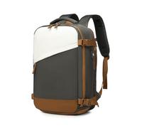 Kono Mochila de Mano 45 x 30 x 18 Mochila Casual Diaria Resistente al Agua Mochila de Viaje para Portátil de 15.6 Pulgadas con Puerto de Carga USB y Compartimento para Zapatos (Gris)