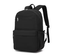 Kono Mochila Escolar Adolescente Mujer Hombre, Mochilas Instituto Ligera Impermeable 15.6 Pulgadas Portátil, Mochila Casual Viaje Trabajo Colegio Universidad (Negro)