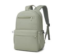 Kono Mochila Escolar Adolescente Mujer Hombre, Mochilas Instituto Ligera Impermeable 15.6 Pulgadas Portátil, Mochila Casual Viaje Trabajo Colegio Universidad (Verde)
