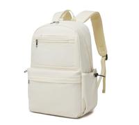 Kono Mochila Escolar Adolescente para Portátil 15,6 Pulgadas, Beige