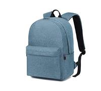 Kono Mochila Escolar Ligera de Gran Capacidad para Adolescente Hombre Mujer, Colegio Universidad Trabajo, Mochila Portátil 15,6'' Viaje Negocios Diario - Azul