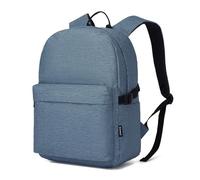 Kono Mochila Escolar Ligera de Gran Capacidad para Adolescente Hombre Mujer, Colegio Universidad Trabajo, Mochila Portátil 15,6'' Viaje Negocios Diario - Marino