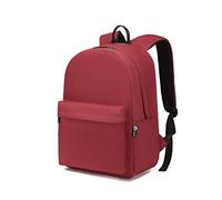 Kono Mochila Escolar Ligera de Gran Capacidad para Adolescente Hombre Mujer, Colegio Universidad Trabajo, Mochila Portátil 15,6'' Viaje Negocios Diario - Rojo