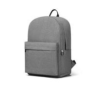 Kono Mochila escolar para niños y niñas, mochila ligera para adolescentes, estudiantes, mochila de viaje, casual, mochila para mujeres y hombres, gris, Talla única, Escuela