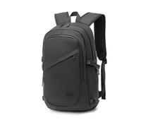 Kono Mochila Ordenador Portátil 15,6" Hombre Mujer Impermeable, Negro