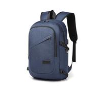 Kono Mochila Ordenador Portátil 15.6 Pulgadas Antirrobo e Impermeable con Puerto USB, Unisex Ligera para Trabajo, Escuela, Viaje, Universidad, Negocios y Uso Diario Azul Marino