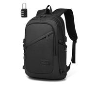 Kono Mochila Ordenador Portátil Antirrobo con Candado 15,6" Hombre, Negro