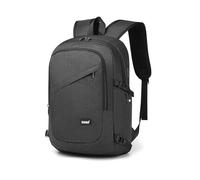 Kono Mochila para Ordenador Portátil 17,3 Pulgadas, Gran Capacidad Impermeable con Puerto de Carga USB, Ligera y Cómoda para Mujer, Hombre, Ideal para Trabajo, Universidad y Viajes (Gran Gris Oscuro)