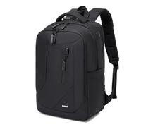 Kono Mochila Portátil Ordenador 15.6 Pulgadas, Antirrobo, Impermeable Mochilas Ligera para Hombre Mujer, Mochila Multiusos para Trabajo Universidad Viajes (Negro)