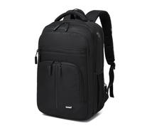 Kono Mochila Portátil para Ordenador 15.6 Pulgadas Antirrobo e Impermeable, Ligera y Multifunción para Trabajo, Universidad, Viaje, Escuela, Negocios y Uso Diario (Negro)